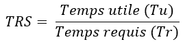 Calcul du TRS par le ratio des temps d’état